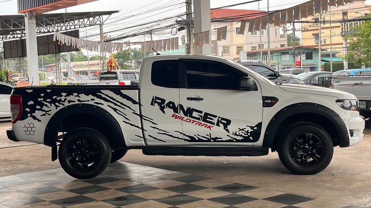 Ford Ranger 2021 2.2 Hi-Rider XL Plus Sport Pickup ดีเซล ไม่ติดแก๊ส เกียร์ธรรมดา ขาว รูปที่ 4
