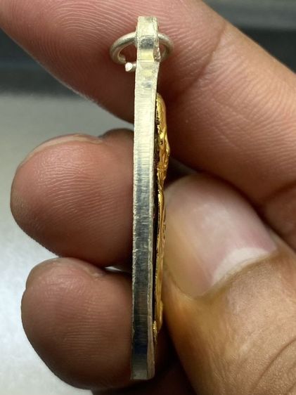 เหรียญมทบ 7 หลวงพ่อเกษม ลงยาหน้ากากทอง รูปที่ 4