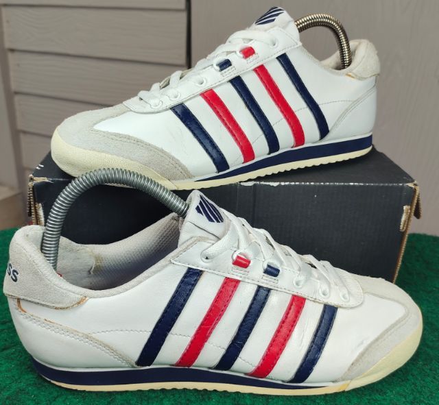 ขาว ผ้าใบ รองเท้าผ้าใบ UK 6.5 | EU 40 | US 7 K-Swiss รองเท้า💥K - Swiss 💥ของแท้‼️สวยๆ เดิมๆ สภาพดี💥ไซร์ 40