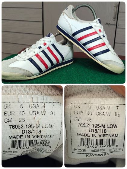 รองเท้า💥K - Swiss 💥ของแท้‼️สวยๆ เดิมๆ สภาพดี💥ไซร์ 40 รูปที่ 14