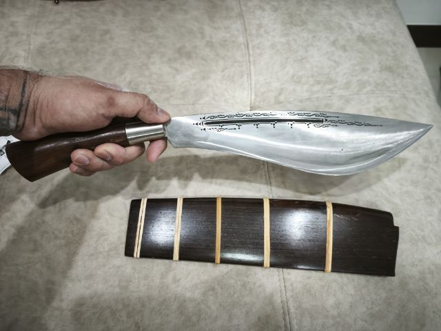 มีดเหน็บช่างเฟื้อ หุบกระทิง ขนาด 12"