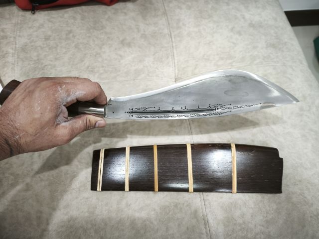 มีดเหน็บช่างเฟื้อ หุบกระทิง ขนาด 12" รูปที่ 4