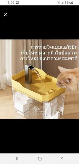 เครื่องให้อาหาร และน้ำอัตโนมัติสำหรับสัตว์เลี้ยงตัวโปรด น้ำพุแมวสัตว์เลี้ยงอัตโนมัติ พร้อมตัวกรองน้ำขนาด 1.5 ลิตร รูปที่ 16