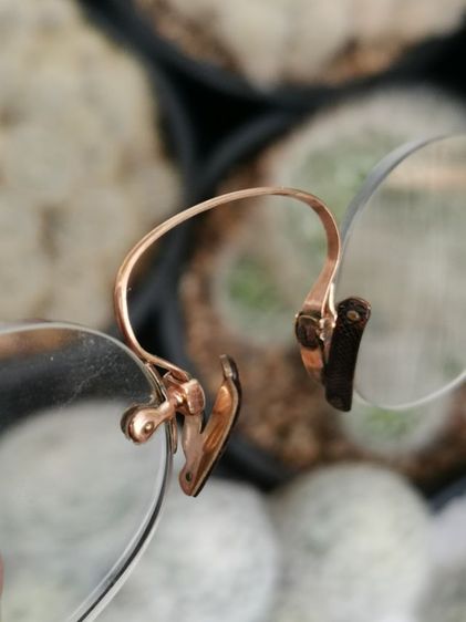 แว่นหนีบจมูกโบราณ ทอง Gold Filled​ งานเก่างานนอก หายากมาก ราคาแบ่งปันครับ รูปที่ 9