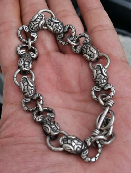 สร้อยข้อมือวินเทจเงินแท้ Vintage Sterling Silver Bracelets Made In Japan ที่สุดของความหายาก ราคาแบ่งปันครับ รูปที่ 2
