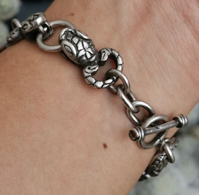 สร้อยข้อมือวินเทจเงินแท้ Vintage Sterling Silver Bracelets Made In Japan ที่สุดของความหายาก ราคาแบ่งปันครับ รูปที่ 9