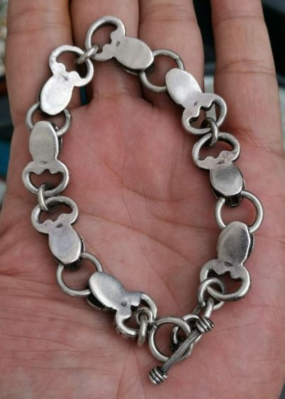 สร้อยข้อมือวินเทจเงินแท้ Vintage Sterling Silver Bracelets Made In Japan ที่สุดของความหายาก ราคาแบ่งปันครับ รูปที่ 3
