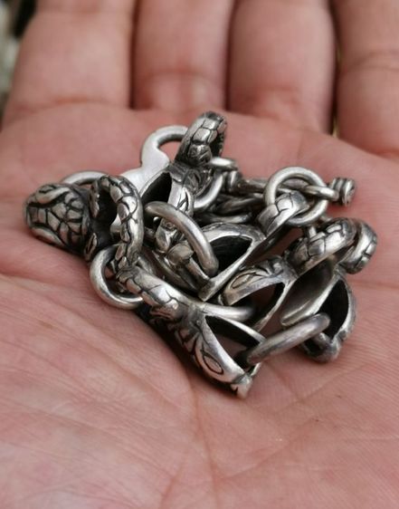 สร้อยข้อมือวินเทจเงินแท้ Vintage Sterling Silver Bracelets Made In Japan ที่สุดของความหายาก ราคาแบ่งปันครับ รูปที่ 5