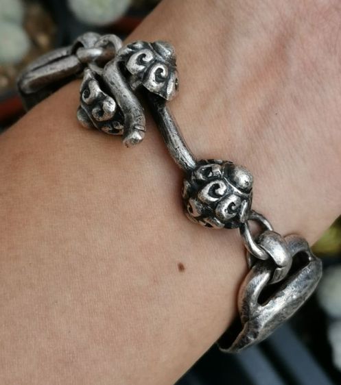 สร้อยข้อมือวินเทจเงินแท้ Vintage Sterling Silver Bracelets Made In Japan เส้นเดียวจบ ราคาแบ่งปันครับ รูปที่ 10