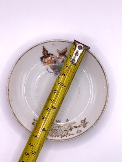 จาน สุพรรณมัจฉา โบราณเก่าสะสม รูปที่ 7