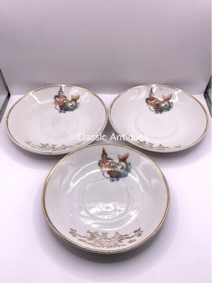 จาน สุพรรณมัจฉา โบราณเก่าสะสม รูปที่ 2