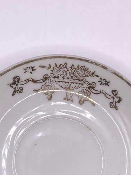 จาน สุพรรณมัจฉา โบราณเก่าสะสม รูปที่ 9