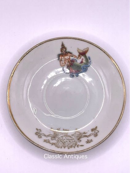 จาน สุพรรณมัจฉา โบราณเก่าสะสม รูปที่ 15