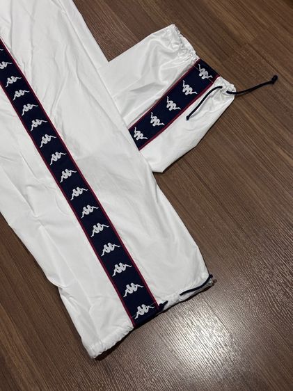 กางเกงวอร์มสีขาว(ผ้าร่ม) แบรนด์ Kappa รูปที่ 4