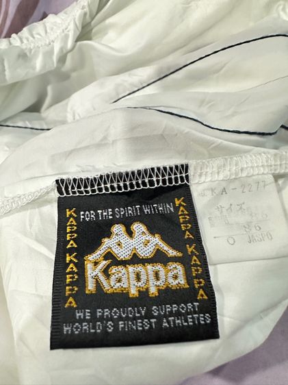 กางเกงวอร์มสีขาว(ผ้าร่ม) แบรนด์ Kappa รูปที่ 3