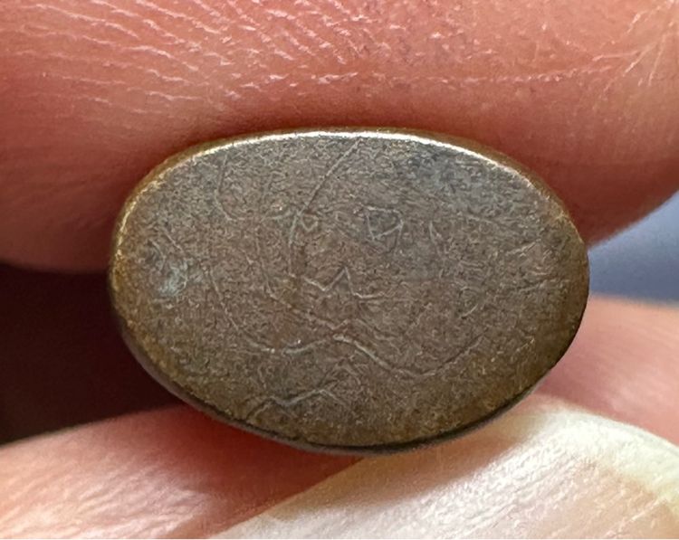 พระชัยวัฒน์ เนื้อสัมฤทธิ์กลับดำ เก่าไม่ทราบที่🙏พระชัยวัฒน์รัชกาล เนื้อสัมฤทธิ์แดง ก้นจาร(มีแต่งใหม่ที่หน้า) องค์ละ1550 รูปที่ 14