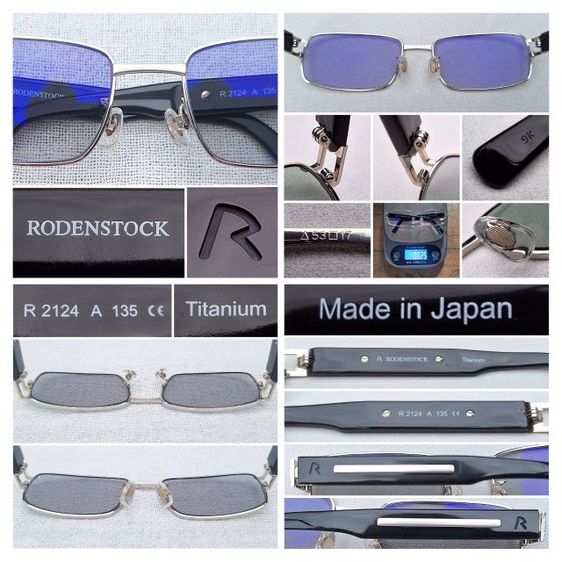 แว่นตาเทพเจ้าของชาวเยอรมันที่คนทั้งโลกรู้จัก RODENSTOCK กรอบไทเทเนียมบริสุทธิ์สีเงิน เลนส์ออโต้ สีเทา–สว่าง...Authentic RODENSTOCK Handcrafted in Japan
 รูปที่ 6