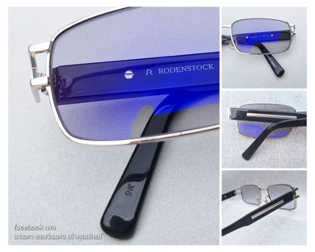 แว่นตาเทพเจ้าของชาวเยอรมันที่คนทั้งโลกรู้จัก RODENSTOCK กรอบไทเทเนียมบริสุทธิ์สีเงิน เลนส์ออโต้ สีเทา–สว่าง...Authentic RODENSTOCK Handcrafted in Japan
 รูปที่ 5