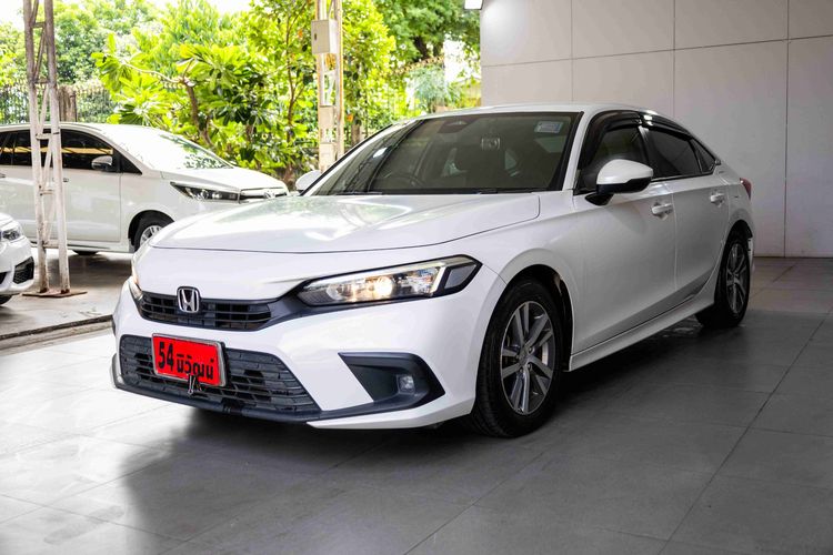 Honda Civic 2022 1.5 Turbo EL+ Sedan เบนซิน ไม่ติดแก๊ส เกียร์อัตโนมัติ ขาว รูปที่ 3