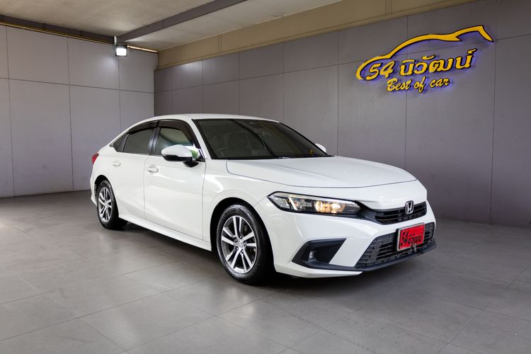 Honda Civic 2022 1.5 Turbo EL+ Sedan เบนซิน ไม่ติดแก๊ส เกียร์อัตโนมัติ ขาว