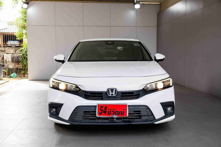 Honda Civic 2022 1.5 Turbo EL+ Sedan เบนซิน ไม่ติดแก๊ส เกียร์อัตโนมัติ ขาว รูปที่ 2
