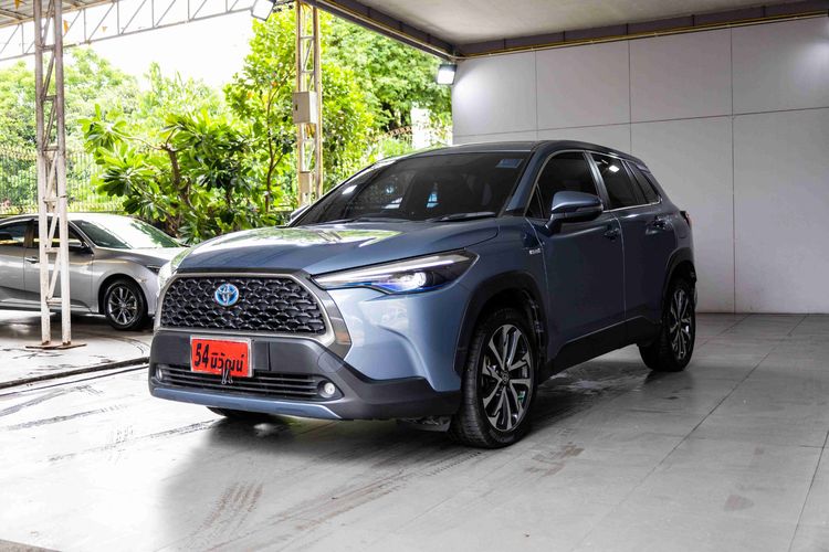 Toyota Corolla Cross 2021 1.8 Hybrid Premium Utility-car ไฮบริด ไม่ติดแก๊ส เกียร์อัตโนมัติ เทา รูปที่ 3