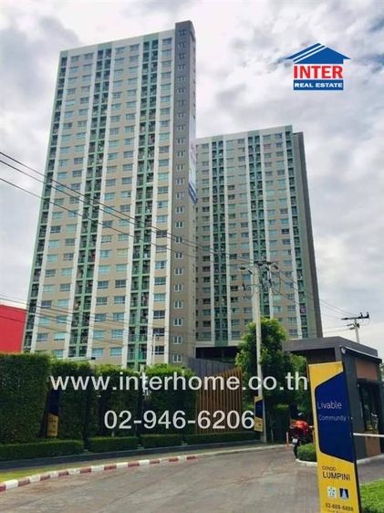 ไม่ใช่ คอนโดมิเนียม 26.07 ตร.ม. ลุมพินีวิลล์ นครอินทร์-ริเวอร์วิว ใกล้ MRTแยกติวานนท์ ถนนกรุงเทพ-นนทบุรี ถนนนครอินทร์ ถนนติวานนท์ เมืองนนทบุรี  รูปที่ 2