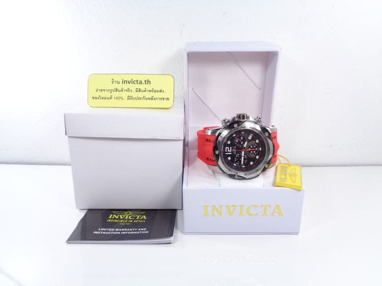 สุดคุ้ม INVICTA (เครื่อง swiss.) New Speedway swiss Chronograph 51 มิล. สายยางแดง รูปที่ 12