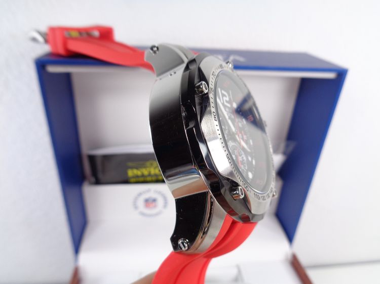 สุดคุ้ม INVICTA (เครื่อง swiss.) New Speedway swiss Chronograph 51 มิล. สายยางแดง รูปที่ 6