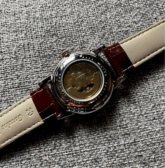 Automatic Skeleton Watch สายหนัง รูปที่ 11