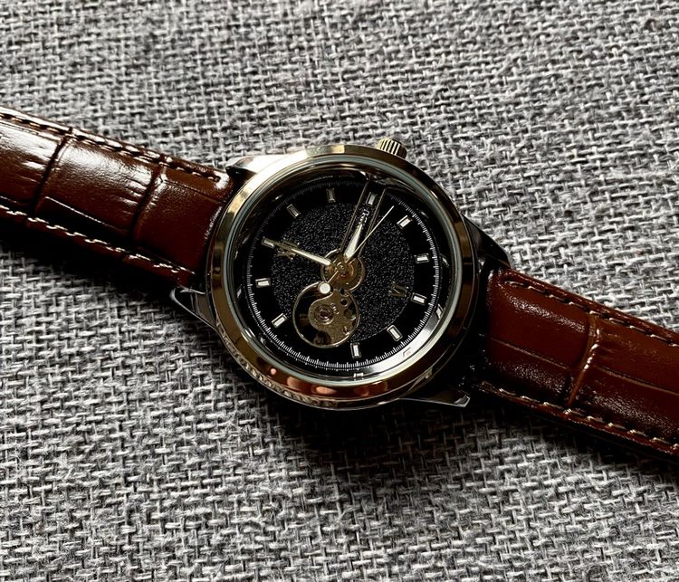 Automatic Skeleton Watch สายหนัง รูปที่ 2