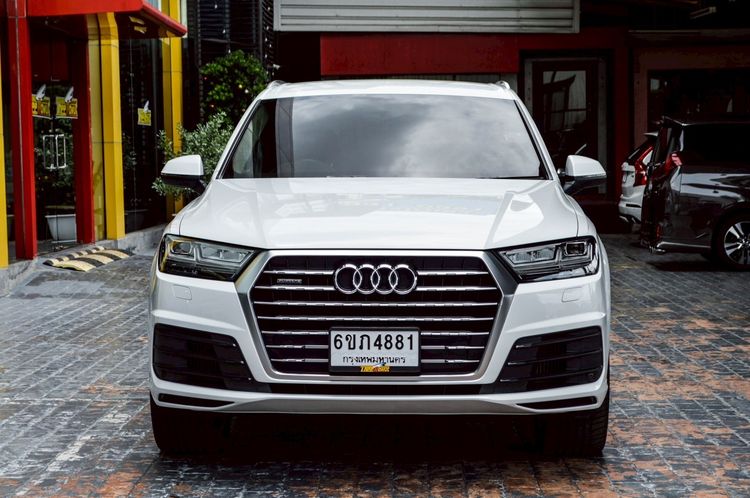 Audi Audi Q7 2019 3.0 TDI Quattro 4WD Utility-car ดีเซล ไม่ติดแก๊ส เกียร์อัตโนมัติ ขาว รูปที่ 2