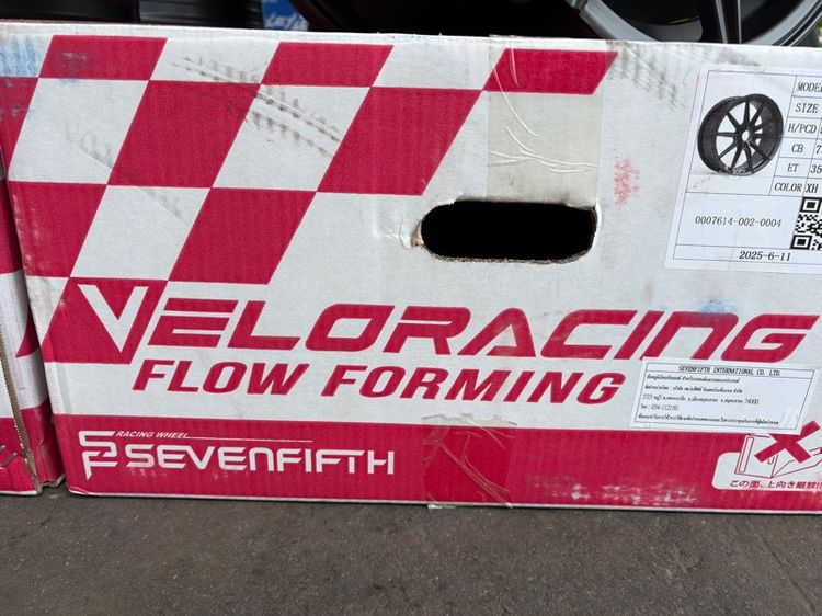 ล้อแม็กมือ1 ขอบ18 R13 5รู114 กว้าง8.5 ออฟ35 สีเทากัน ล้อเบา FLOW FORMING งานSEVENFIFTH งานสวยมากๆ รูปที่ 8