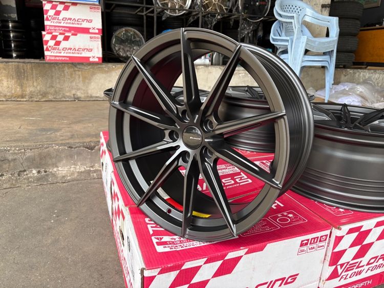 ล้อแม็กมือ1 ขอบ18 R13 5รู114 กว้าง8.5 ออฟ35 สีเทากัน ล้อเบา FLOW FORMING งานSEVENFIFTH งานสวยมากๆ รูปที่ 5