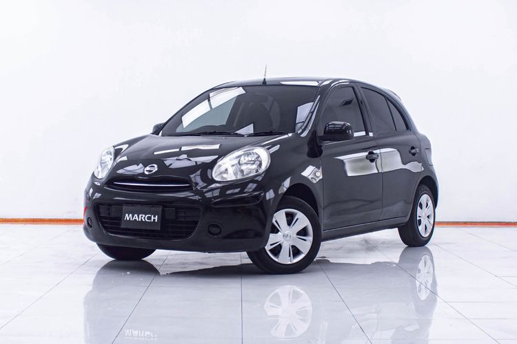 รถ Nissan March 1.2 E สี ดำ