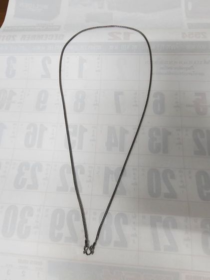 สร้อยคอเงินแท้ลายสี่เสายาว24นิ้วสวมคอได้หนัก10.68กรัม