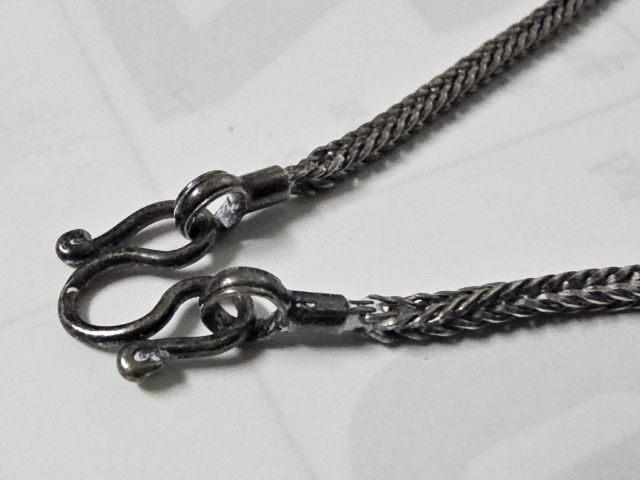 สร้อยคอเงินแท้ลายสี่เสายาว24นิ้วสวมคอได้หนัก10.68กรัม รูปที่ 2