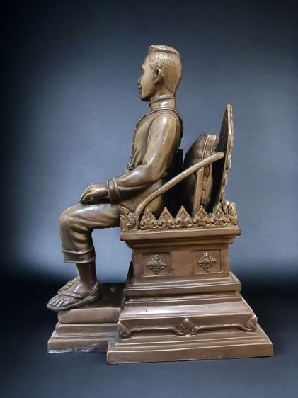 รูปหล่อ เจ้าพ่อพญาแล จ.ชัยภูมิ เนื้อทองเหลือง สูง11นิ้ว ปลุกเสกพิธีใหญ่ ปี2530 รูปที่ 3