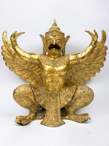พญาครุฑ ยุครัตนะ สมัยรัชกาลที่3 วัดพระแก้ว ปี2399 สูง16นิ้ว