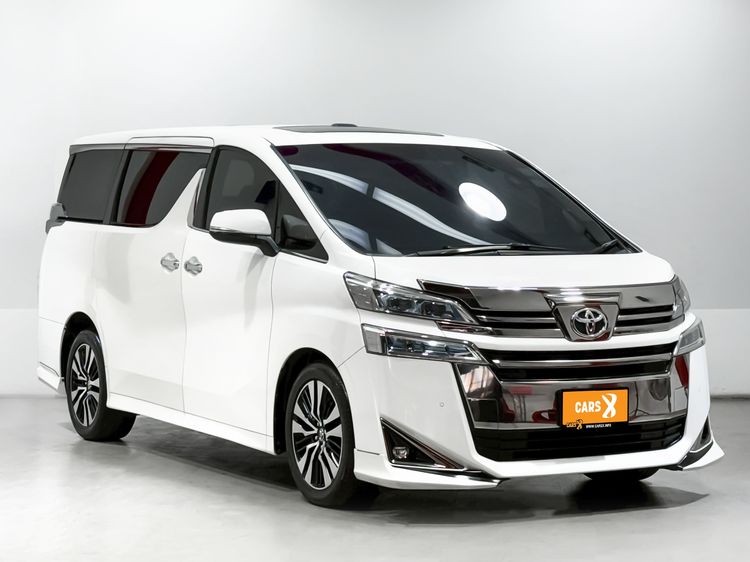 Toyota Vellfire 2018 2.5 Van เบนซิน ไม่ติดแก๊ส เกียร์อัตโนมัติ ขาว รูปที่ 3