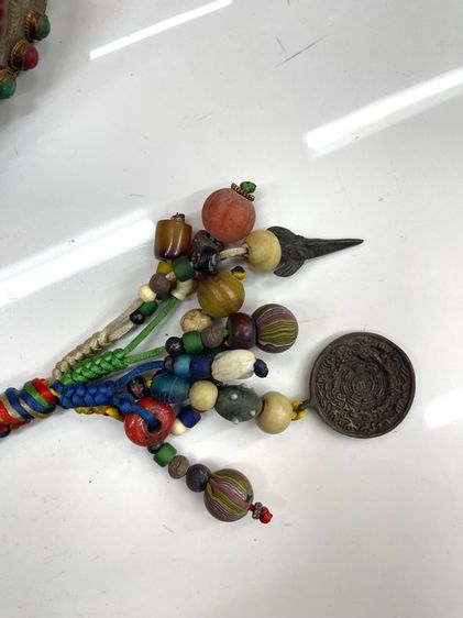 หอยสังข์  เวียนขวา ประดับหิน หุ้มกะไหล่เงิน รูปที่ 7