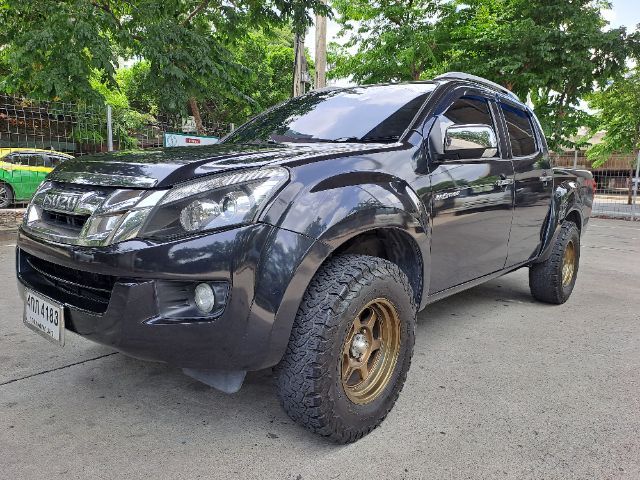 Isuzu D-MAX 2013 3.0 V-Cross Z Prestige 4WD Pickup ดีเซล ไม่ติดแก๊ส เกียร์ธรรมดา ดำ รูปที่ 4