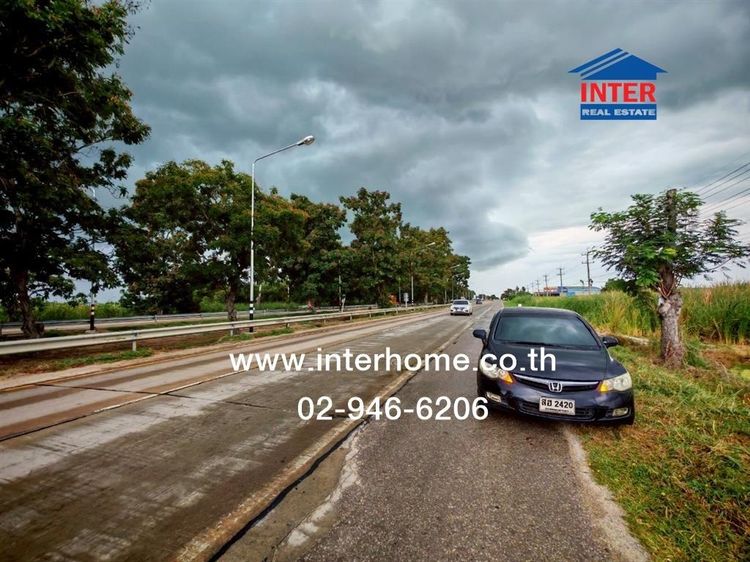 ไม่ใช่ ที่ดินเปล่า 26 ไร่ 202 ตร.ว. ที่ดินเปล่า ใกล้วัดลาดประทุมคงคาราม ถนนทางหลวงแผ่นดิน 340 กม.35 ถนนบางบัวทอง-สุพรรณบุรี เสนา พระนครศรีอยุธยา รูปที่ 3