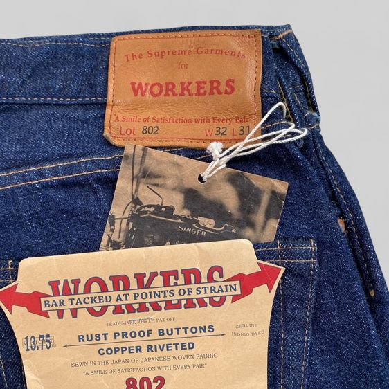 Workers Denim made in Japan รูปที่ 6