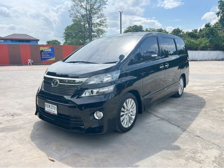 Toyota Vellfire 2014 2.4 Z G Edition เบนซิน เกียร์อัตโนมัติ ดำ รูปที่ 2
