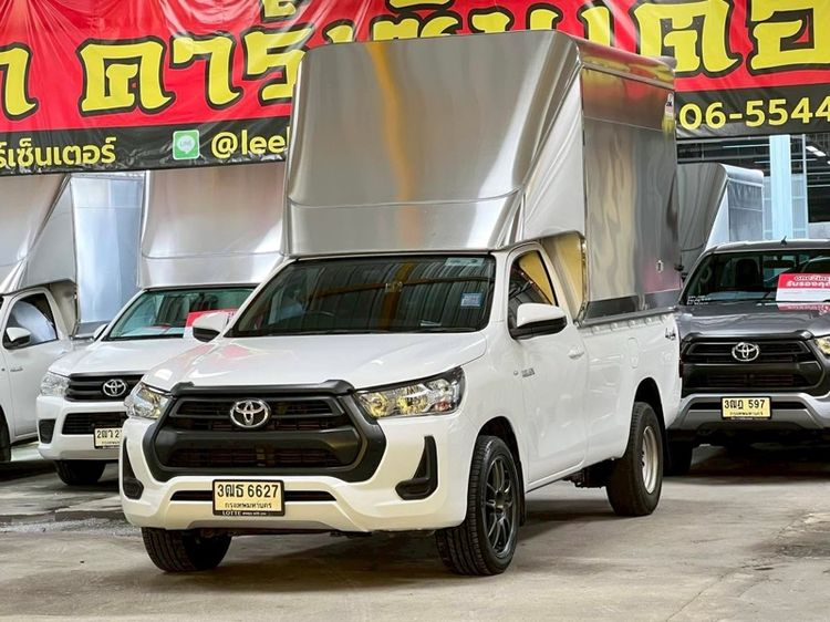 Toyota Hilux Revo 2022 2.4 Entry Pickup ดีเซล ไม่ติดแก๊ส เกียร์ธรรมดา ขาว รูปที่ 2