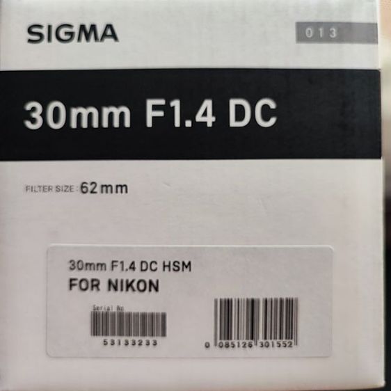 เลนส์ Sigma Art for Nikon AF30mm.1.4 EX DC รูปที่ 8