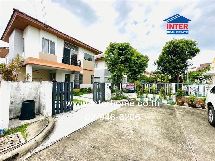 บ้านเดี่ยว 2 ชั้น 58 ตร.ว. หมู่บ้านพาร์คเวย์ ชาเล่ต์ ซอยรามคำแหง190-1 ถนนรามคำแหง เขตมีนบุรี กรุงเทพมหานคร