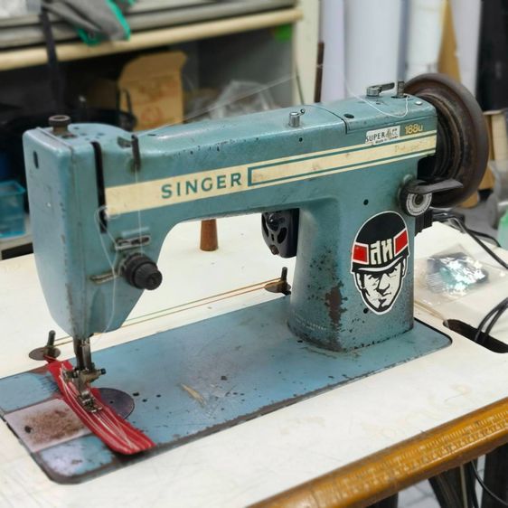 🔴ขายจักรเย็บผ้า(SINGER 188U) ทั้งชุด พร้อมใช้งาน🔴 รูปที่ 2