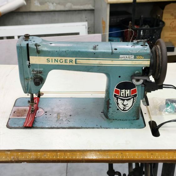 🔴ขายจักรเย็บผ้า(SINGER 188U) ทั้งชุด พร้อมใช้งาน🔴